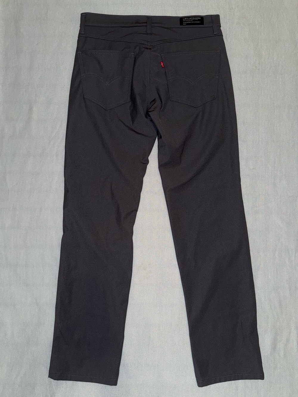 Levi’s 511 Slim Tech Movement Pants, Charcoal Gray, Size 31x30 - Picture 13 of 14